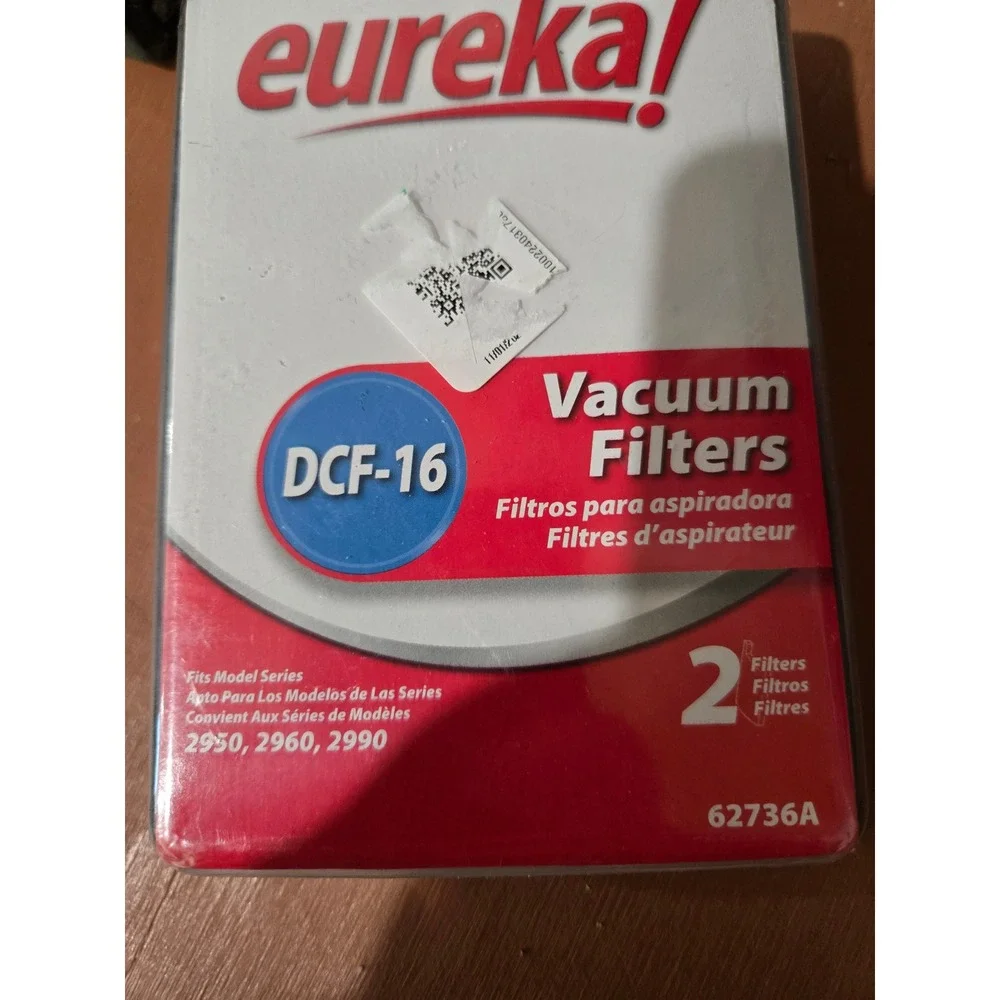 Eureka DCF-16 Vacuum Filters for Eureka Models 2950 2960 2990 2 Filters New